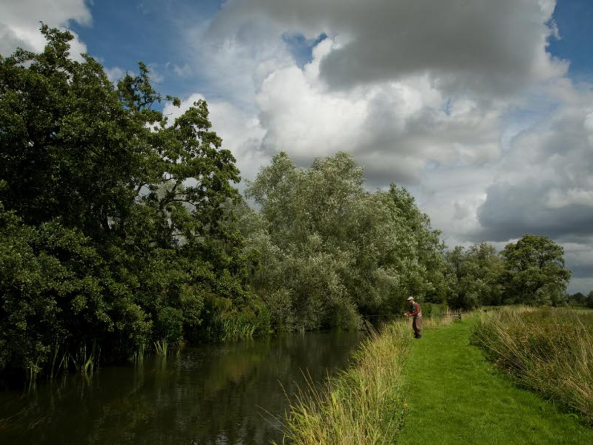 Picture of fishing at Compton Chamberlayne on the River Nadder