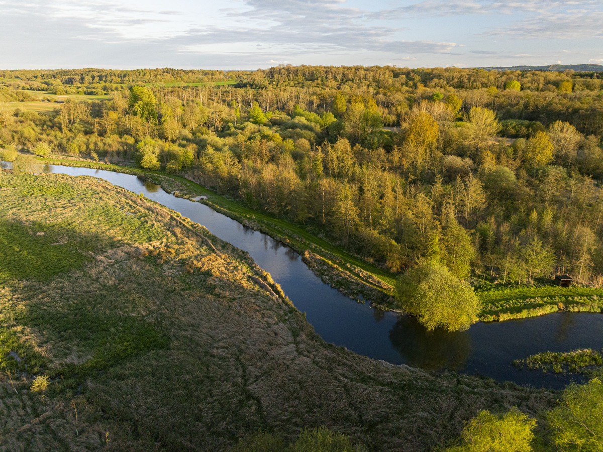 Pictrue of a fishing stretch on the Wilderness