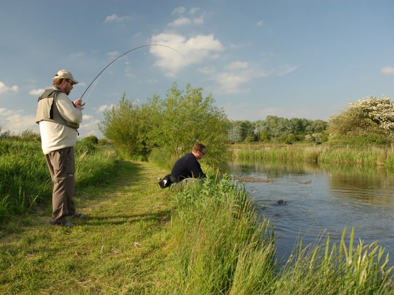 Fishing on the Driffield Beck