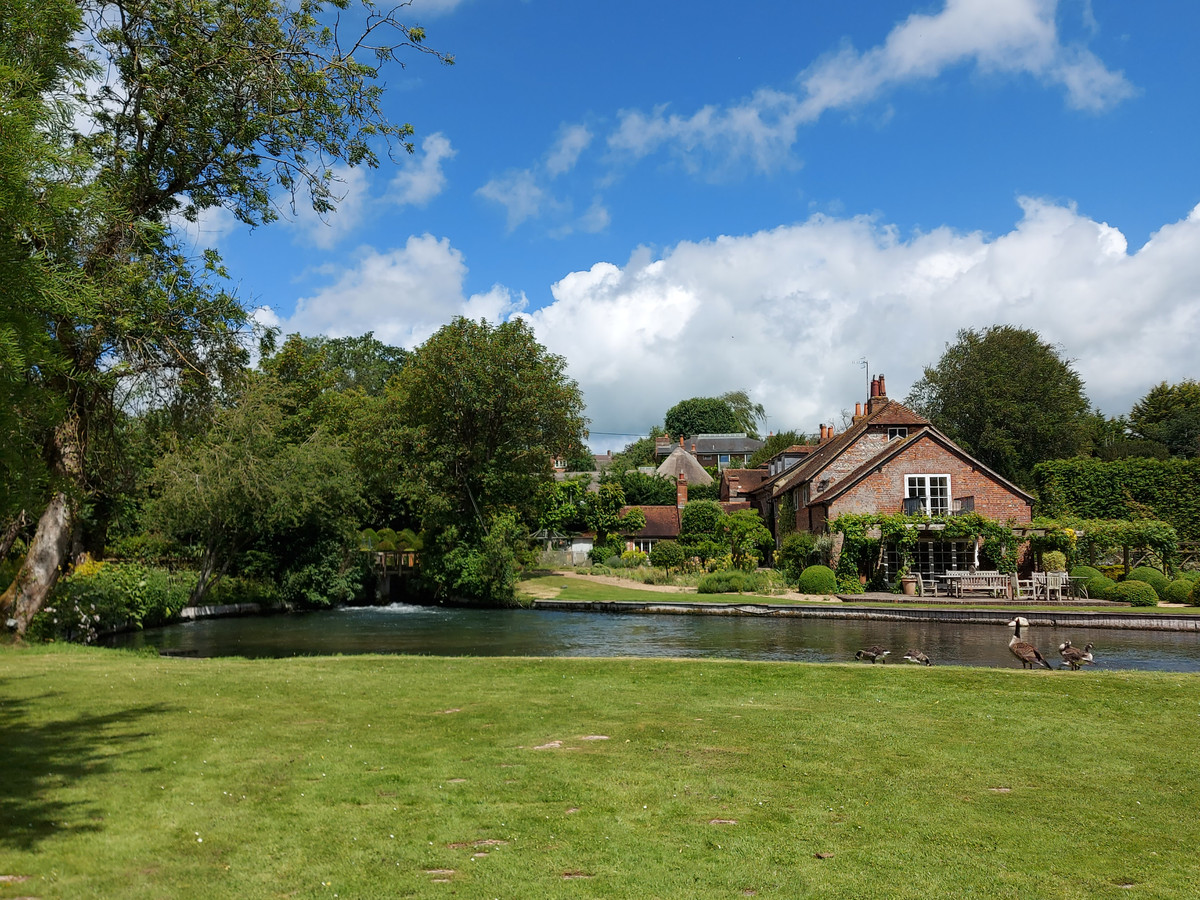 View of ramsbury mill fishing beat