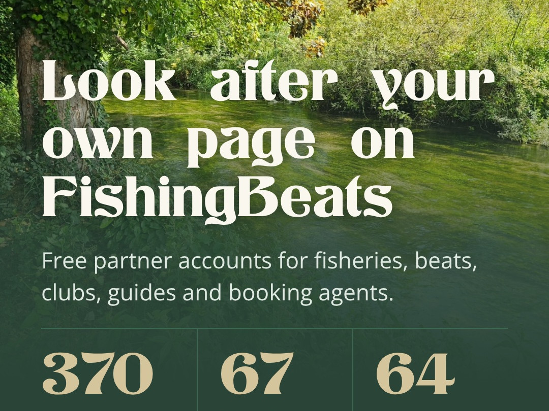FishingBeats listed 75 beats at the end of May. Today it lists 370, along with 67 fisheries and 64 r