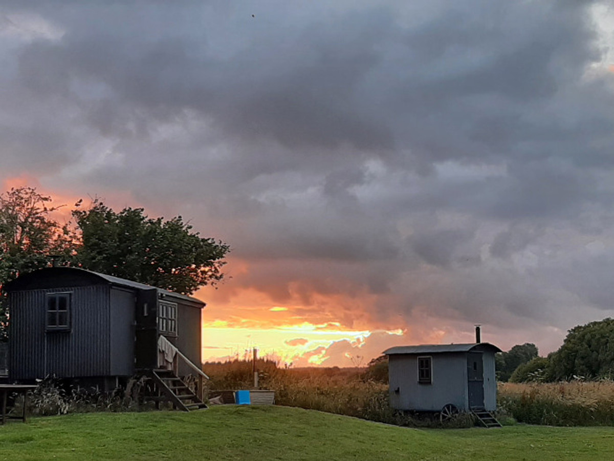 View of the Hemsworth Huts fishing beat on the River Allen